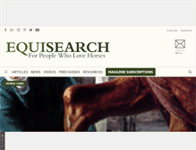 Tablet Screenshot of equisearch.com