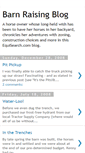Mobile Screenshot of barnraising.blogs.equisearch.com